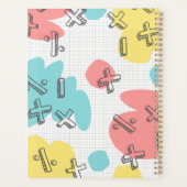 Personalized Pastel Doodle プランナー手帳 (裏面)