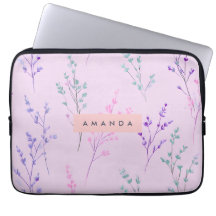 Personalized Pastel Floral, Elegant 
