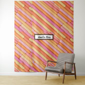 Personalized Pastel Geometric Tapestry – Modern  タペストリー (インサイチュ)
