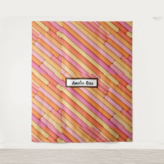 Personalized Pastel Geometric Tapestry – Modern  タペストリー