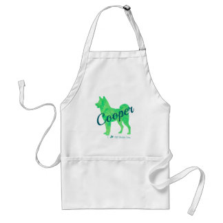 Personalized Pastel Green Color Shiba Inu Dog 柴犬 スタンダードエプロン