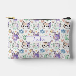 Personalized Pastel Kawaii Animal Accessory Pouch アクセサリーポーチ