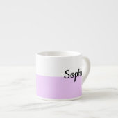 Personalized Pastel Name Mug Custom Coffe Cup gift エスプレッソカップ (正面右)