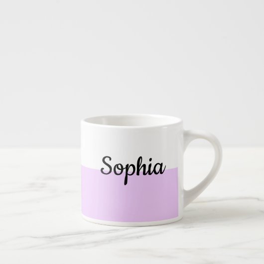 Personalized Pastel Name Mug Custom Coffe Cup gift エスプレッソカップ (右)