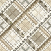 Personalized Pastel Napkins Chic Neutral Geometry