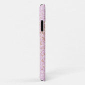Personalized pastel pink blue glitter Case-Mate iPhoneケース (裏面/右)