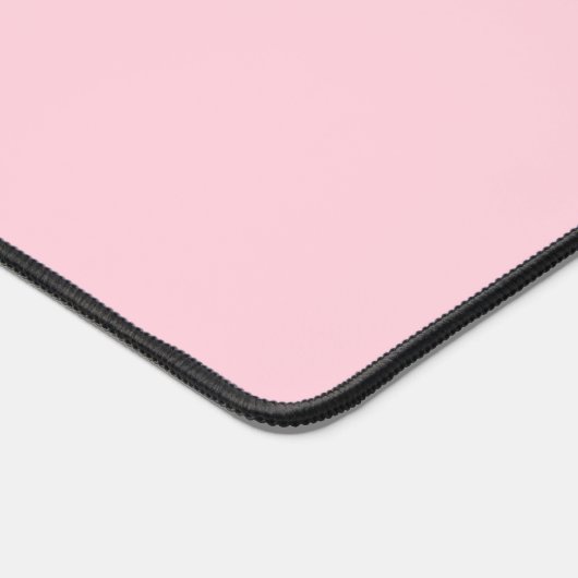 Personalized Pastel Pink iPhone Case with Custom デスクマット (コーナー)