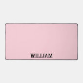Personalized Pastel Pink iPhone Case with Custom デスクマット (正面)