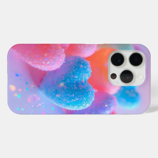 Personalized Pastel Pink Phone Case with Dog Photo Case-Mate iPhoneケース (裏面 (横))