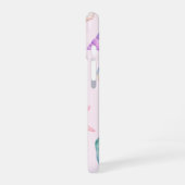 Personalized Pastel Seashell Coastal Custom Name iPhone 16ケース (左側面)