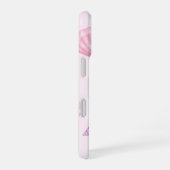 Personalized Pastel Seashell Coastal Custom Name iPhone 16ケース (右側面)