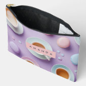 Personalized Pastel Tea Party Bliss アクセサリーポーチ (見開き)