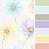 Personalized Pastel Watercolor Bloom  エプロン