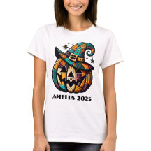 Personalized Patchwork Pumpk Halloween 