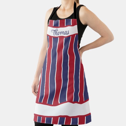 Personalized Patriotic Apron エプロン (インサイチュ)