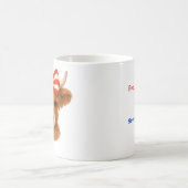 Personalized Patriotic Highland Cow コーヒーマグカップ (中央)