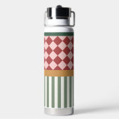 Personalized Pattern Water Bottle with Name ウォーターボトル (背面)