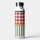 Personalized Pattern Water Bottle with Name ウォーターボトル (左面)