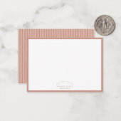 Personalized Patterned Note Card Set | Custom Name ノートカード (正面/裏面インサイチュ)
