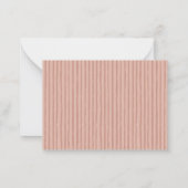 Personalized Patterned Note Card Set | Custom Name ノートカード (裏面)