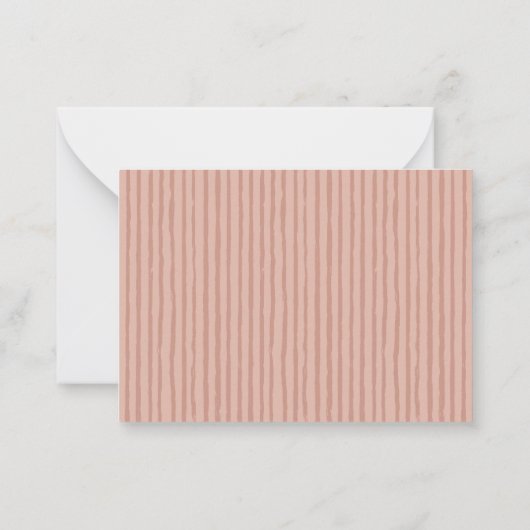 Personalized Patterned Note Card Set | Custom Name ノートカード (裏面)
