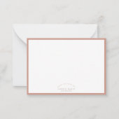 Personalized Patterned Note Card Set | Custom Name ノートカード (正面)