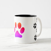 personalized paw mug ツートーンマグカップ (正面右)