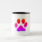 personalized paw mug ツートーンマグカップ (中央)