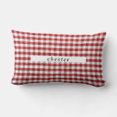 Personalized PAWSOME DOG PAW DOG ランバークッション (裏面)