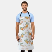 Personalized Peach & Apricot Pharmacy エプロン (着用した状態)