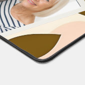 Personalized Peach Pattern Cute Retro Summer デスクマット (コーナー)