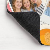 Personalized Peach Pattern Cute Retro Summer マウスパッド (コーナー)