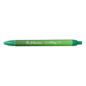 personalized pens for bridesmaids, pens with name 黒ボールペン (正面)