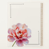 Personalized Peony Planner Aesthetic Weekly Floral プランナー手帳 (裏面)