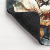 Personalized Peony Watercolor Bloom Art マウスパッド (コーナー)