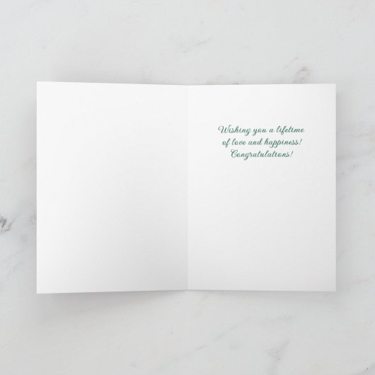 Personalized! Perfect Couples Engagement カード (内部)