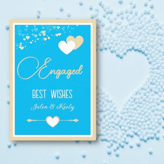 Personalized! Perfect Couples Engagement カード