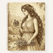 Personalized Persephone Affirmations Journal ノートブック (正面)