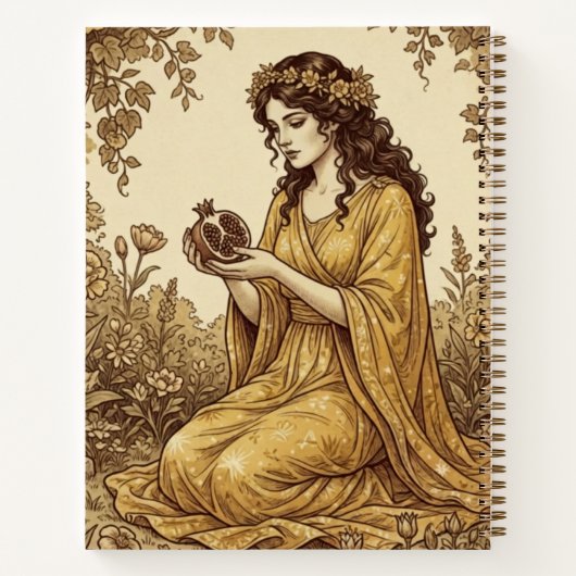 Personalized Persephone Affirmations Journal ノートブック (裏面)