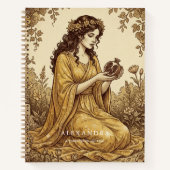 Personalized Persephone Affirmations Journal ノートブック (正面)