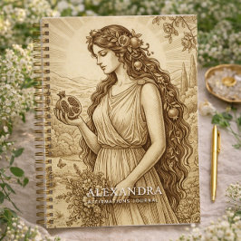 Personalized Persephone Affirmations Journal ノートブック