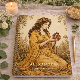 Personalized Persephone Affirmations Journal ノートブック