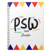 Personalized Personal Support Worker PSW  ノートブック (正面)