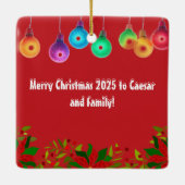 Personalized Pet セラミックオーナメント (裏面)