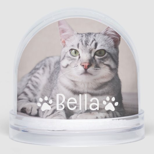 Personalized Pet Cat Name and Photo Custom (正面)