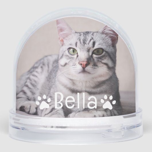 Personalized Pet Cat Name and Photo Custom (裏面)