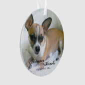 Personalized Pet Christmas Ornament オーナメント (正面)
