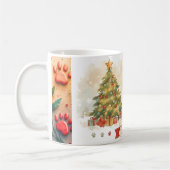 Personalized Pet Christmas Ornament – Custom Name  コーヒーマグカップ (左)