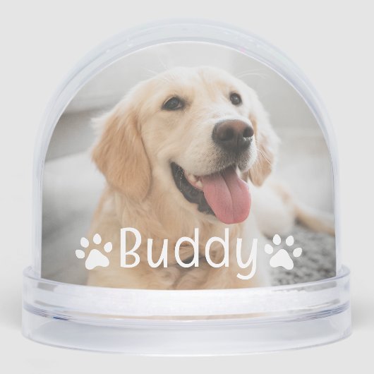 Personalized Pet Dog Name and Photo Custom (正面)