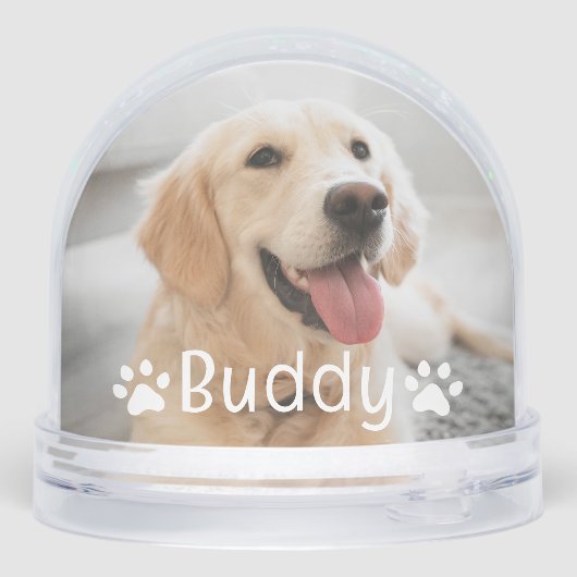Personalized Pet Dog Name and Photo Custom (裏面)